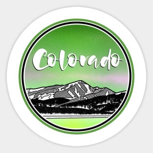 Colorado Mountains Sticker